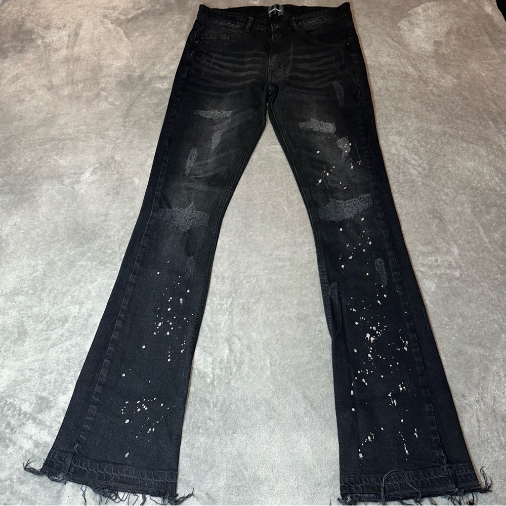 NWOT AUTHENTIC ROCKSTAR ORIGINAL Stacked Men’s Black Jeans